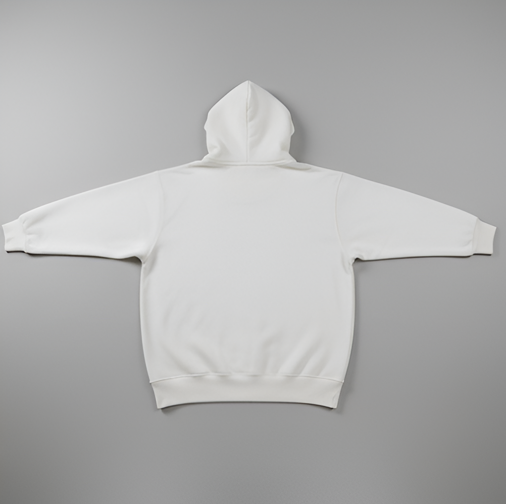 I Love You This Much Colorful Hoodie – Limited Edition Oversized Unisex Off-White Fleece Hoodie