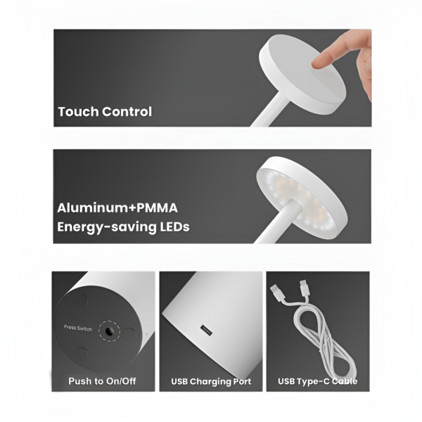 LUMITOP™ Aura Touch LED Table Lamp